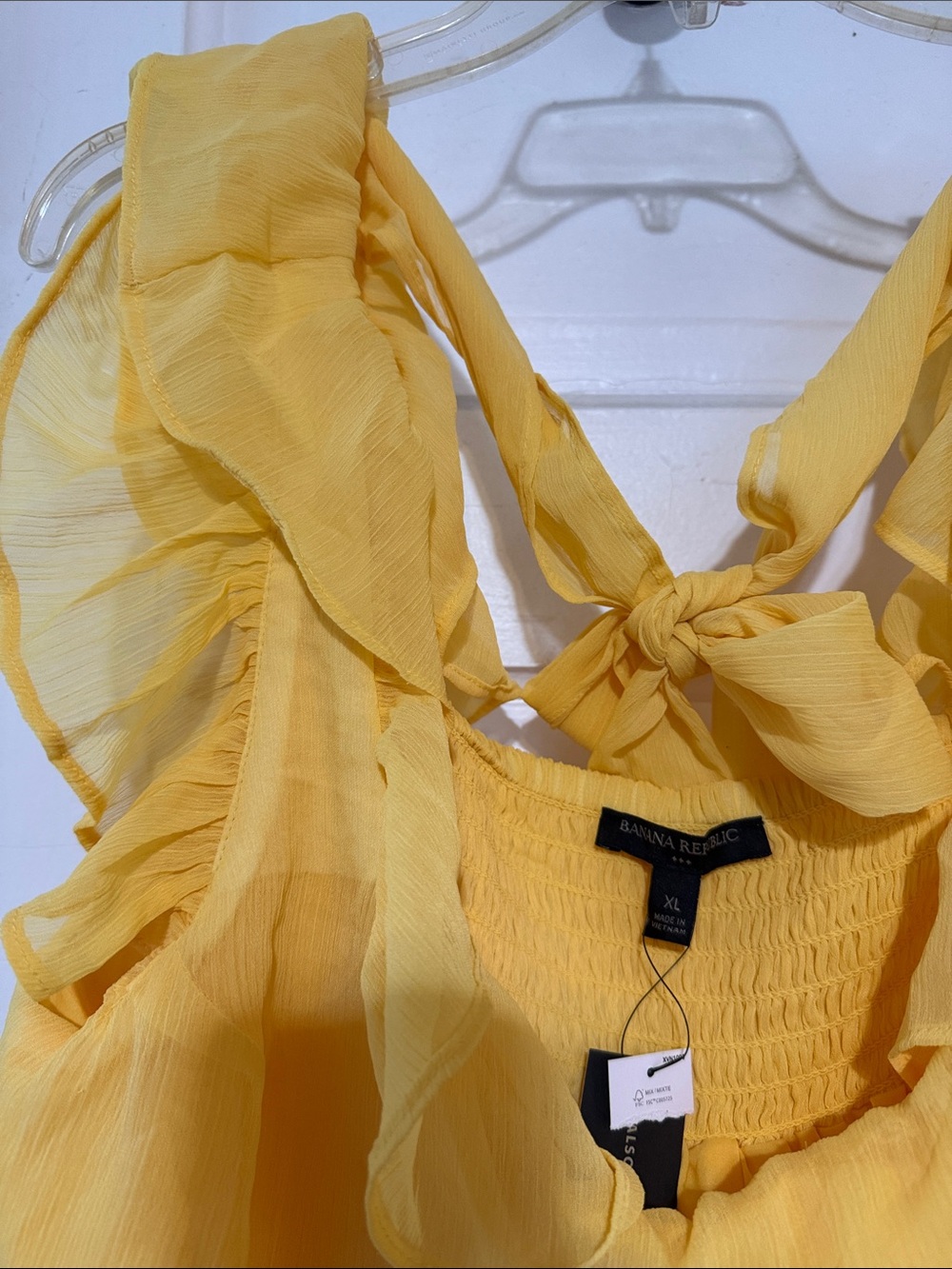 Yellow Ruffle Sundress - Unbranded - Picture 3 of 7